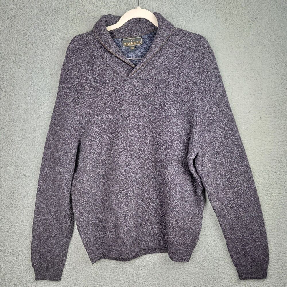 Jos A Bank Reserve Sweater Mens XXL Gray Wool Blend Classic Gift